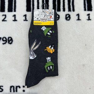Warner Bros. Looney Tunes Characters Bugs Bunny, Daffy Duck, Marvin Socks